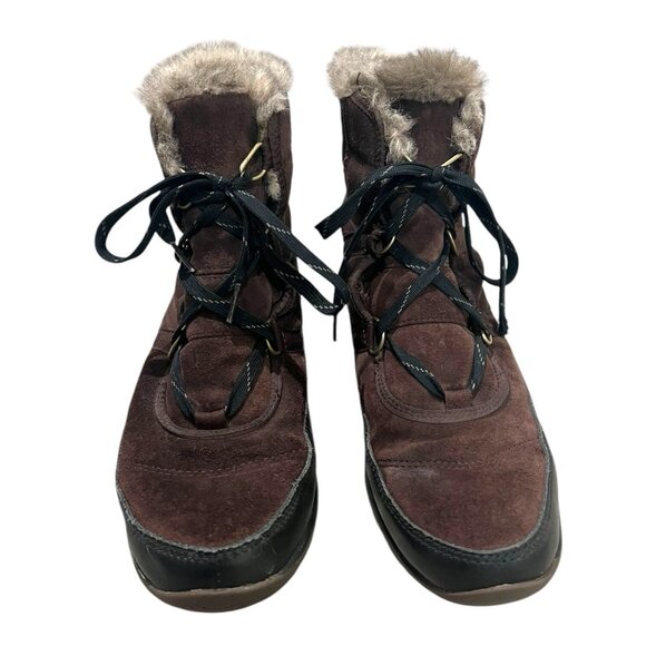 Sorel Women's Tivoli Sport Cattail Brown Boots LL5337-908 Waterproof Size 10 - Picture 3 of 10